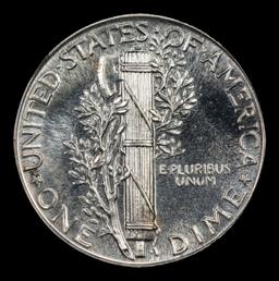 1942 Proof Mercury Dime TOP POP! 10c pr69 SEGS