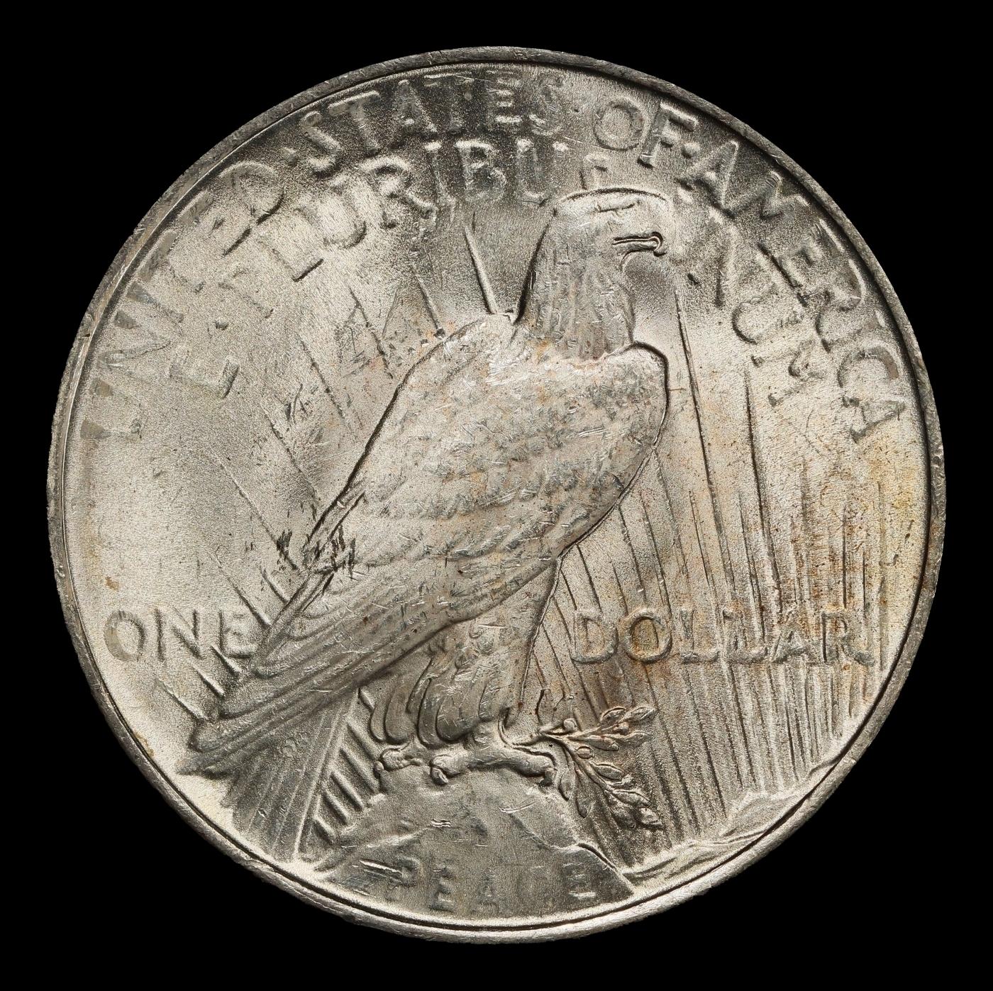 1922-p Peace Dollar $1 Grades ms65+