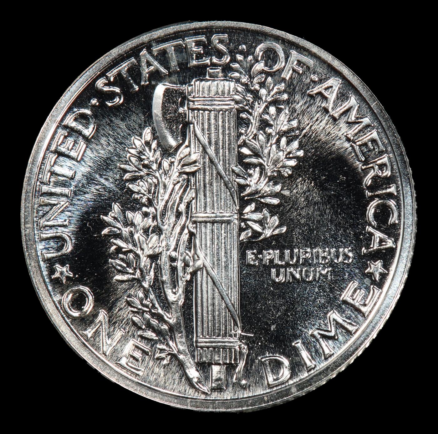 1942 Proof Mercury Dime TOP POP! 10c pr69 SEGS
