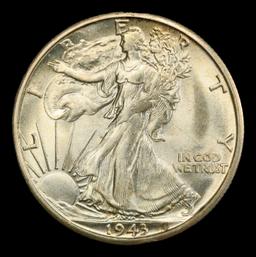 1943-s Walking Liberty Half Dollar TOP POP! 50c ms67+ SEGS