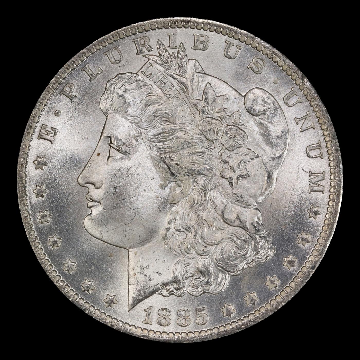 1885-o Morgan Dollar NEar Top Pop! $1 ms67 SEGS