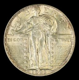 1923-p Standing Liberty Quarter 25c ms65+ SEGS
