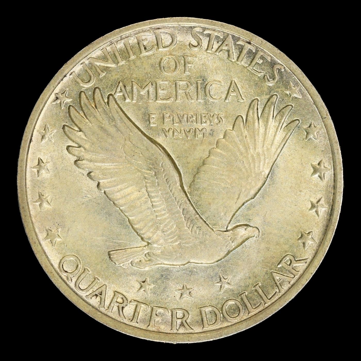 1923-p Standing Liberty Quarter 25c ms65+ SEGS