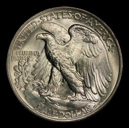 1946-p Walking Liberty Half Dollar 50c Grades ms66