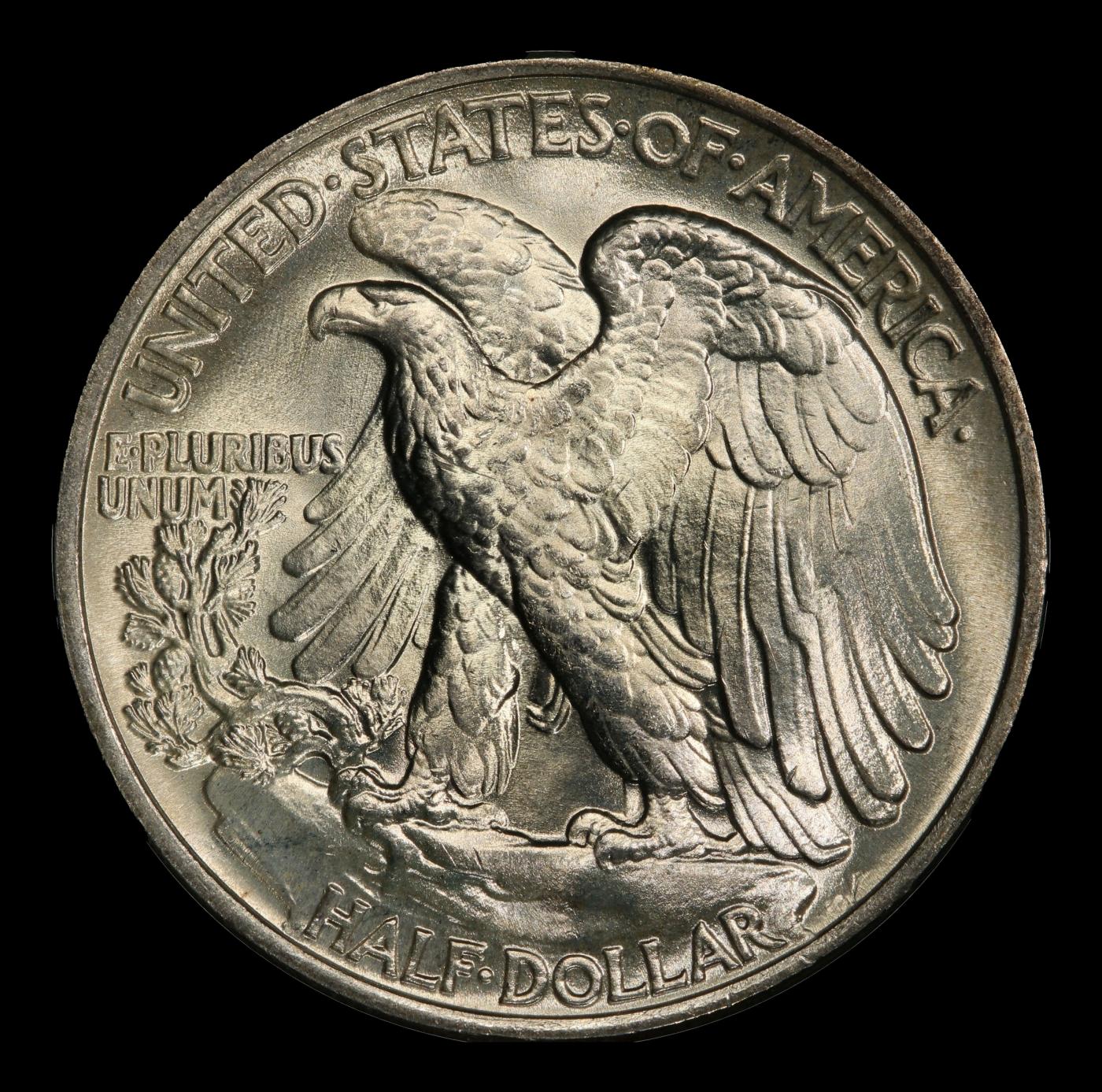 1946-p Walking Liberty Half Dollar 50c Grades ms66