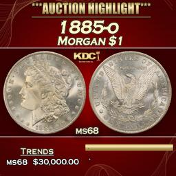 1885-o Morgan Dollar $1 ms68 SEGS