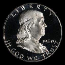 1960 Proof Franklin Half Dollar TOP POP! 50c pr69 DCAM SEGS