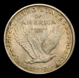 1917-p Ty I Standing Liberty Quarter 25c ms66+ fh SEGS
