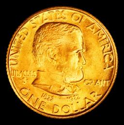 1922 Grant Gold Commem Dollar Near Top Pop! 1 ms67+ SEGS