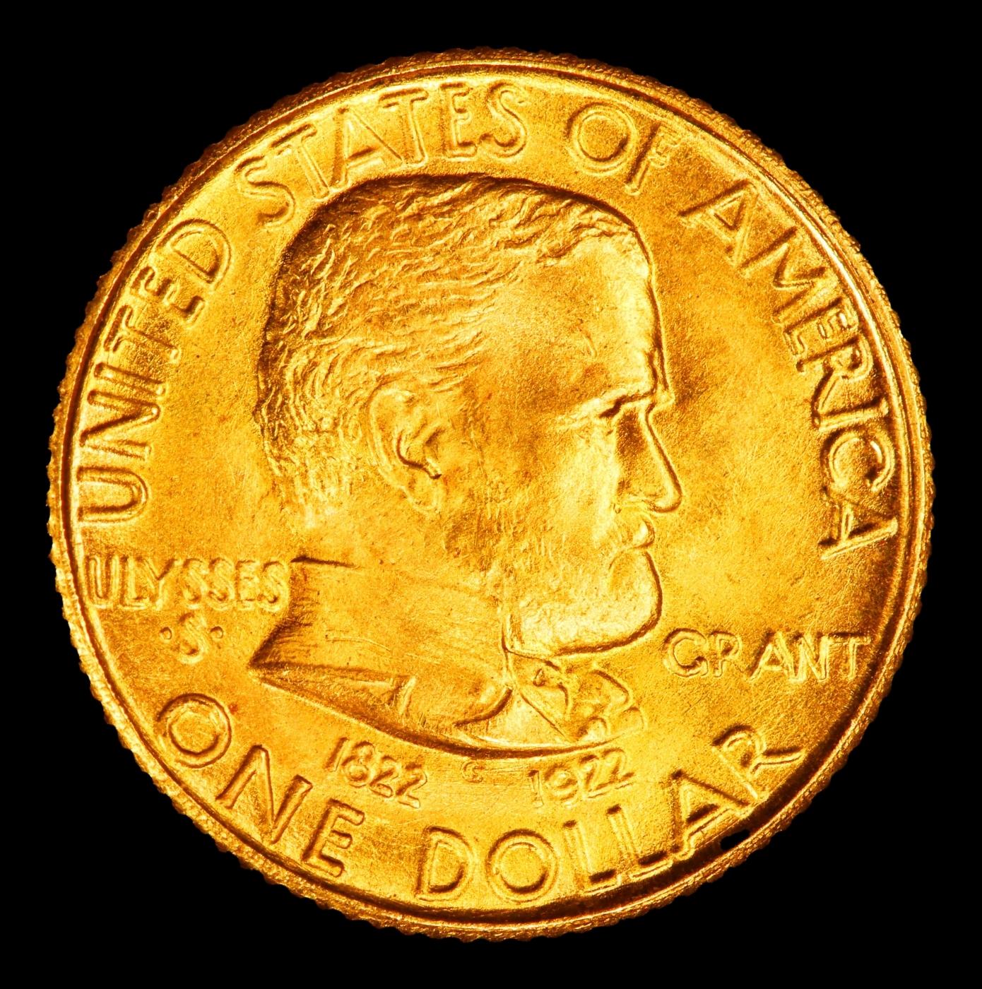 1922 Grant Gold Commem Dollar Near Top Pop! 1 ms67+ SEGS