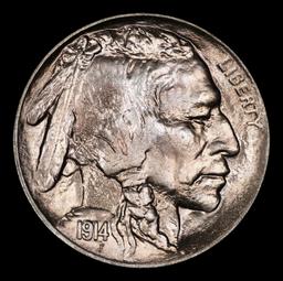 1914-p Buffalo Nickel Near Top Pop! 5c ms67 SEGS