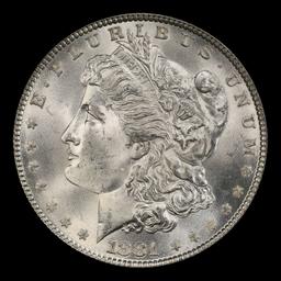 1881-p Morgan Dollar $1 ms66 SEGS