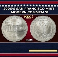 2006-s San Francisco Mint Modern Commem Dollar $1 ms70 SEGS