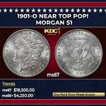 1901-o Morgan Dollar Near Top Pop! $1 ms67 SEGS