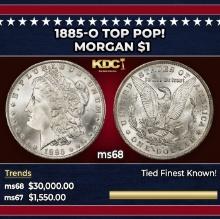 1885-o Morgan Dollar TOP POP! $1 ms68 SEGS