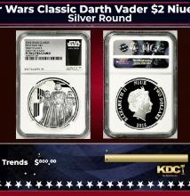 NGC 2016 Star Wars Classic Darth Vader $2 Niue 1oz Silver Proof pr70 dcam NGC Other Toy