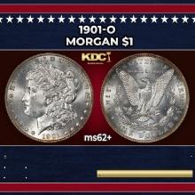 1901-o Morgan Dollar $1 Grades ms62+