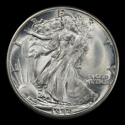 1944-d Walking Liberty Half Dollar 50c ms66+ SEGS