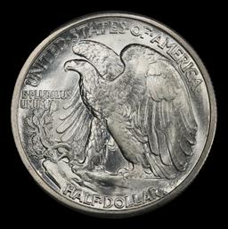 1944-d Walking Liberty Half Dollar 50c ms66+ SEGS