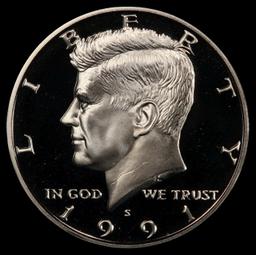 1991-s Proof Kennedy Half Dollar 50c pr70 dcam SEGS