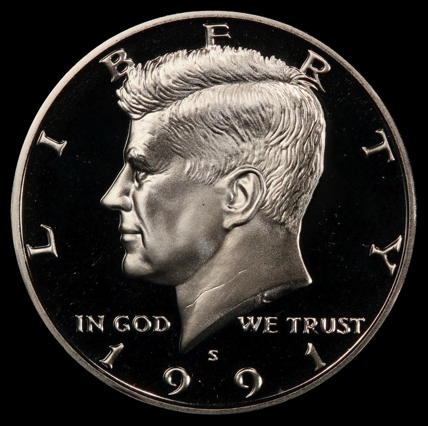 1991-s Proof Kennedy Half Dollar 50c pr70 dcam SEGS