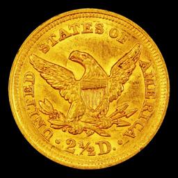 1854-p Gold Liberty Quarter Eagle $2 1/2 ms63 SEGS