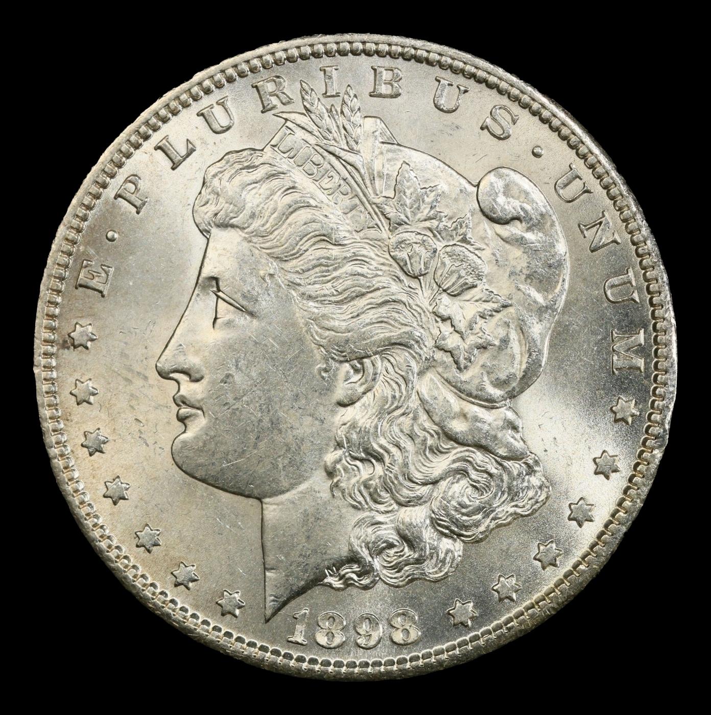 1898-s Morgan Dollar $1 ms64+ USCG
