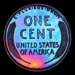 PCGS 1937 Proof Lincoln Cent Monster Toned 1c pr65 rb PCGS