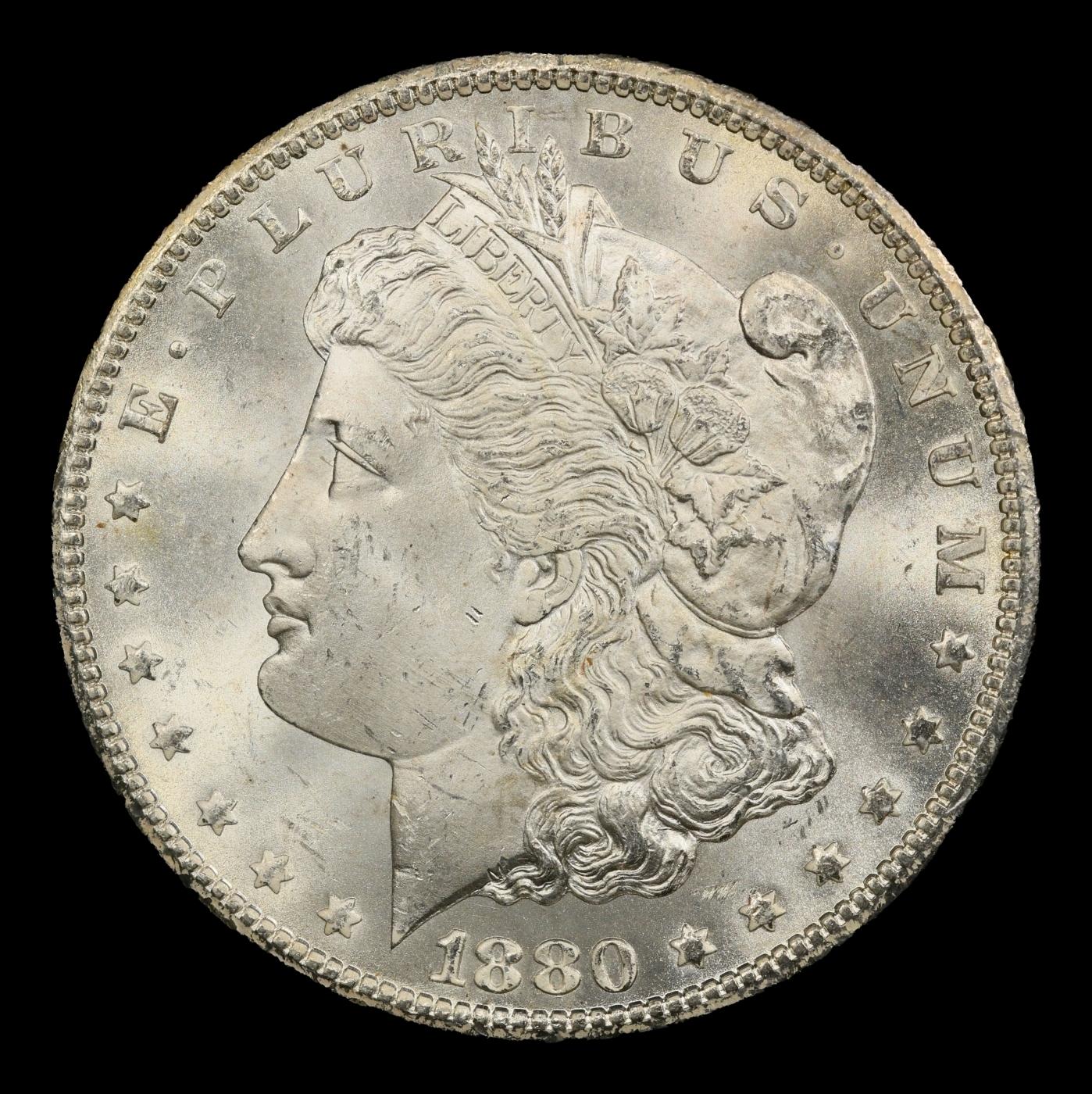 1880-cc Morgan Dollar $1 ms66+ SEGS