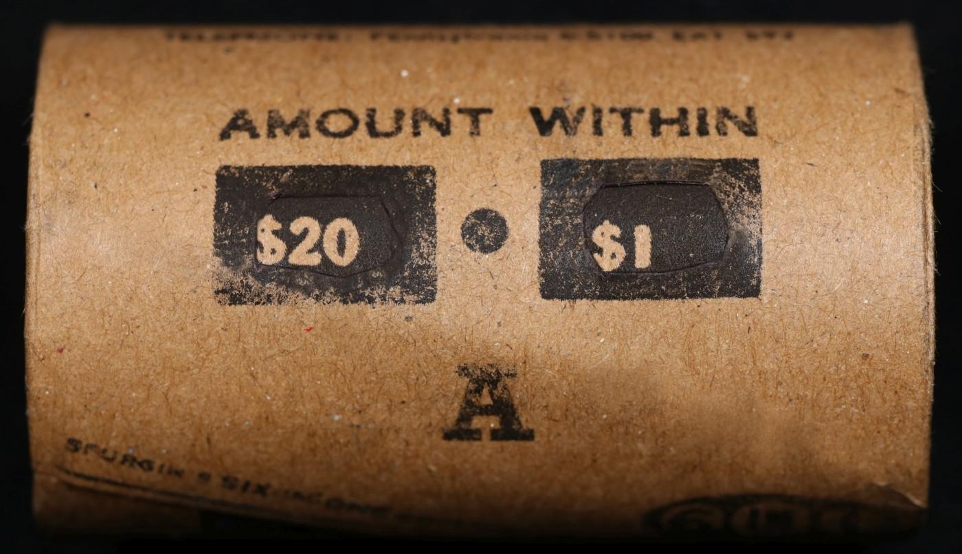 NY- 20 Unc GIMBLES Peace Dollar $1 Roll A Level