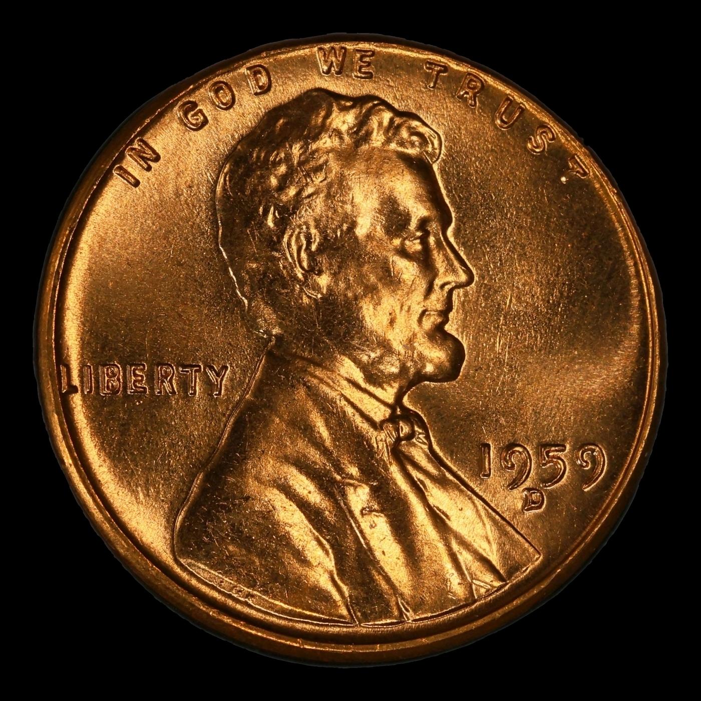 1959-d Lincoln Cent TOP POP! 1c ms68 rd SEGS