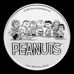 Linus Van Pelt Peanuts Colorized Style - 1 oz Silver Round Round