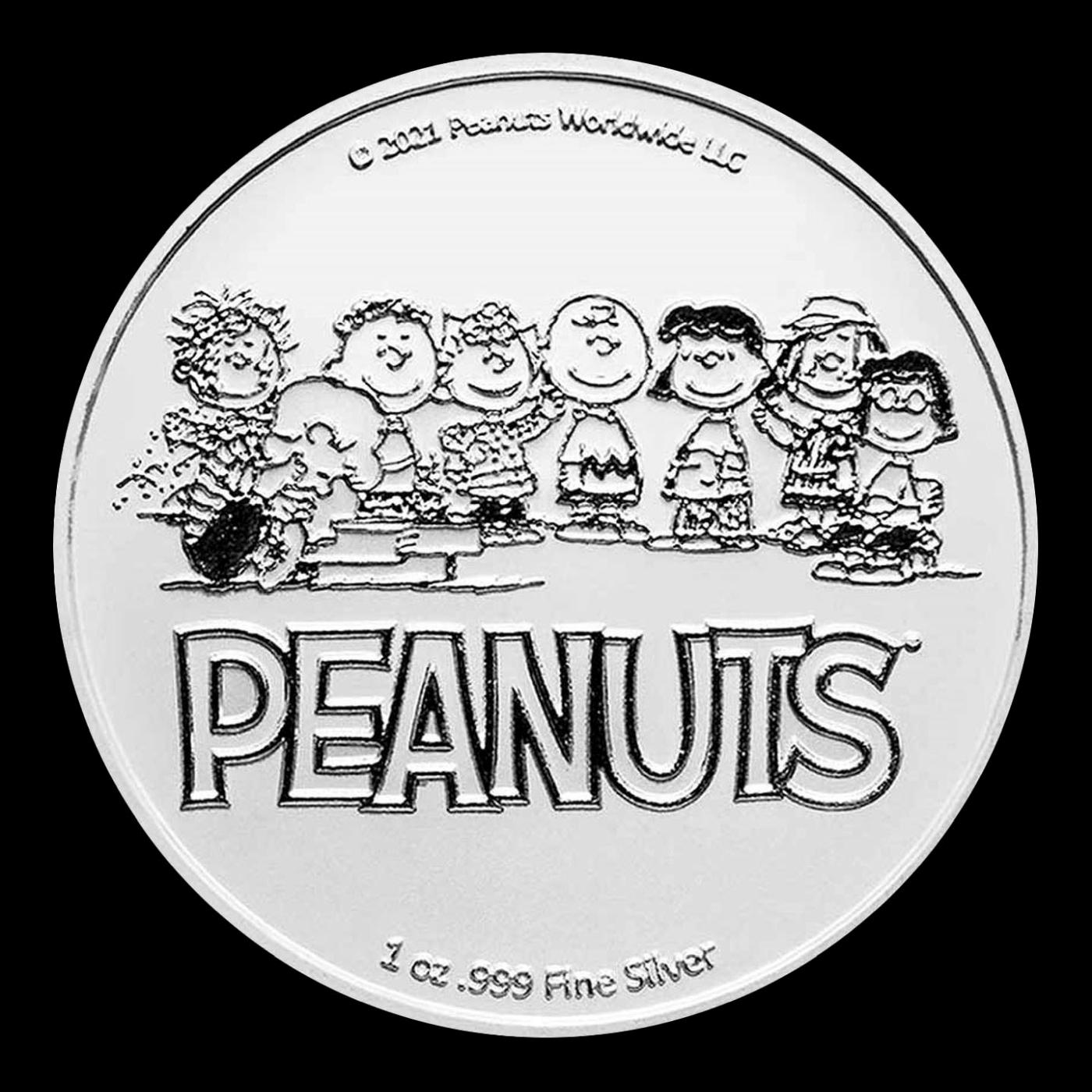 Linus Van Pelt Peanuts Colorized Style - 1 oz Silver Round Round