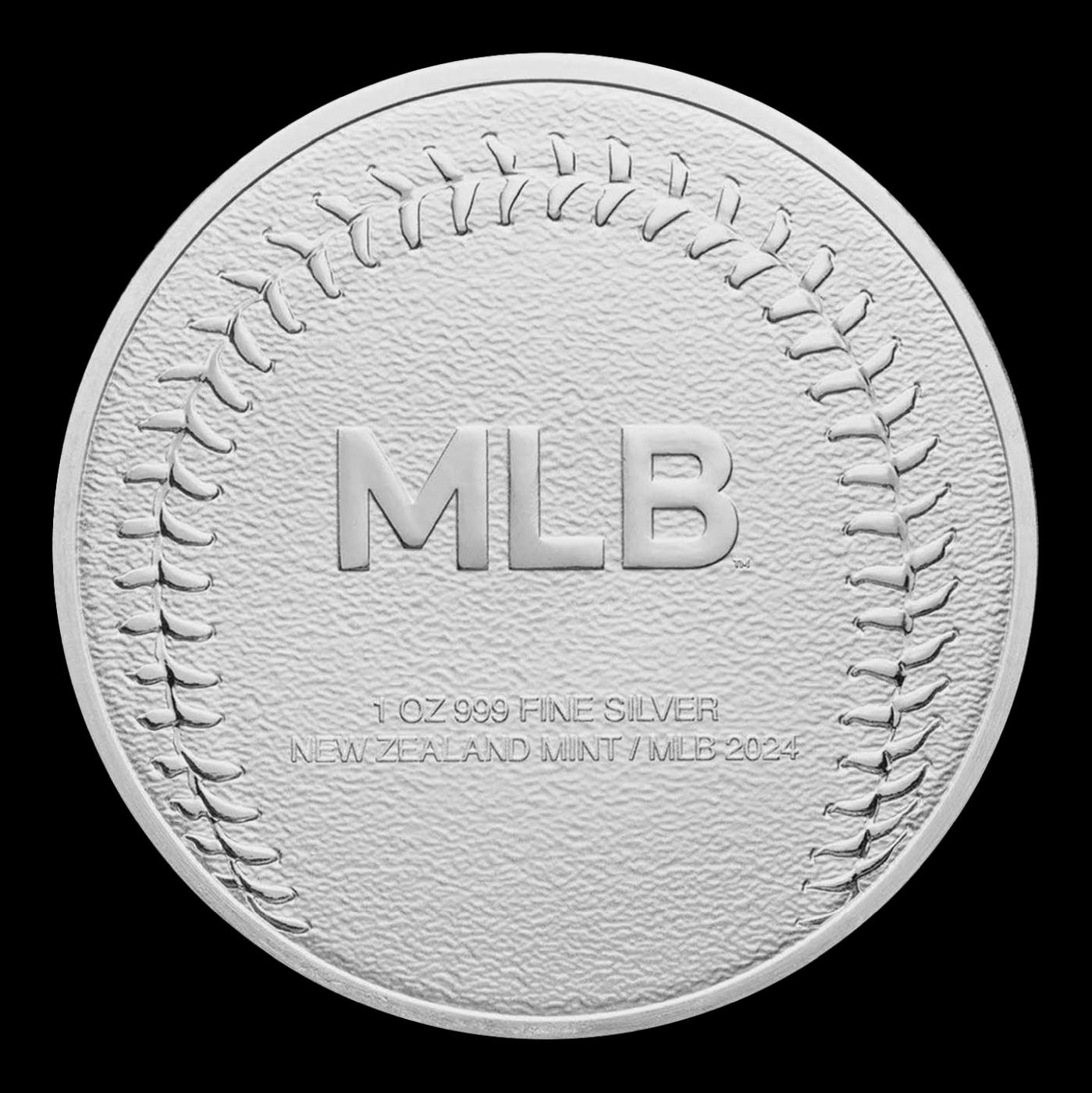 Major League Baseball (MLB) Logo Style - 1 oz Silver Round Round