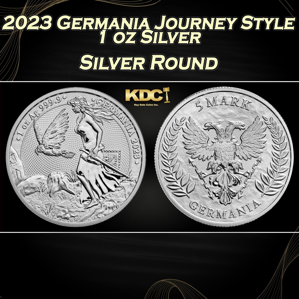 2023 Germania Journey Style - 1 oz Silver Round Round