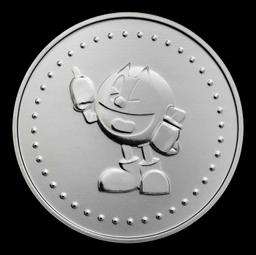 PAC-MAN Game Token Style - 1 oz Silver Round Round