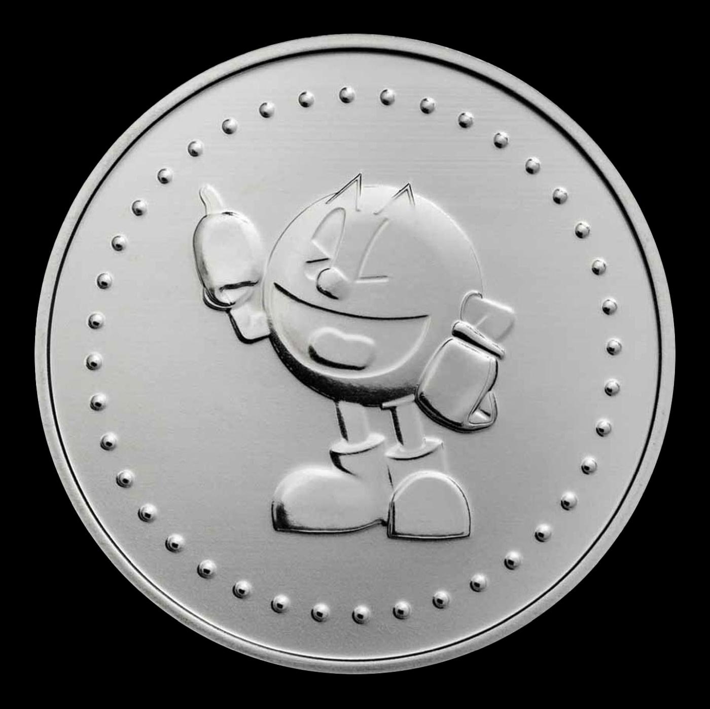 PAC-MAN Game Token Style - 1 oz Silver Round Round