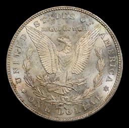1887-s Morgan Dollar Toned $1 ms65+ SEGS