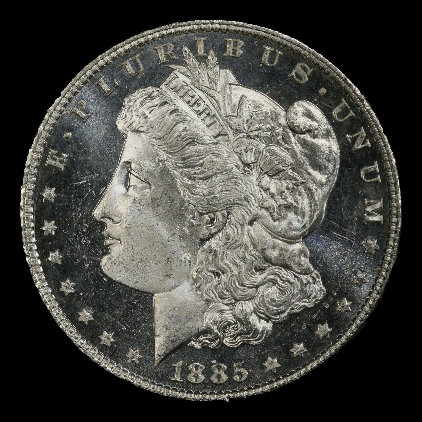 1885-p Morgan Dollar TOP POP! $1 ms67 dmpl SEGS