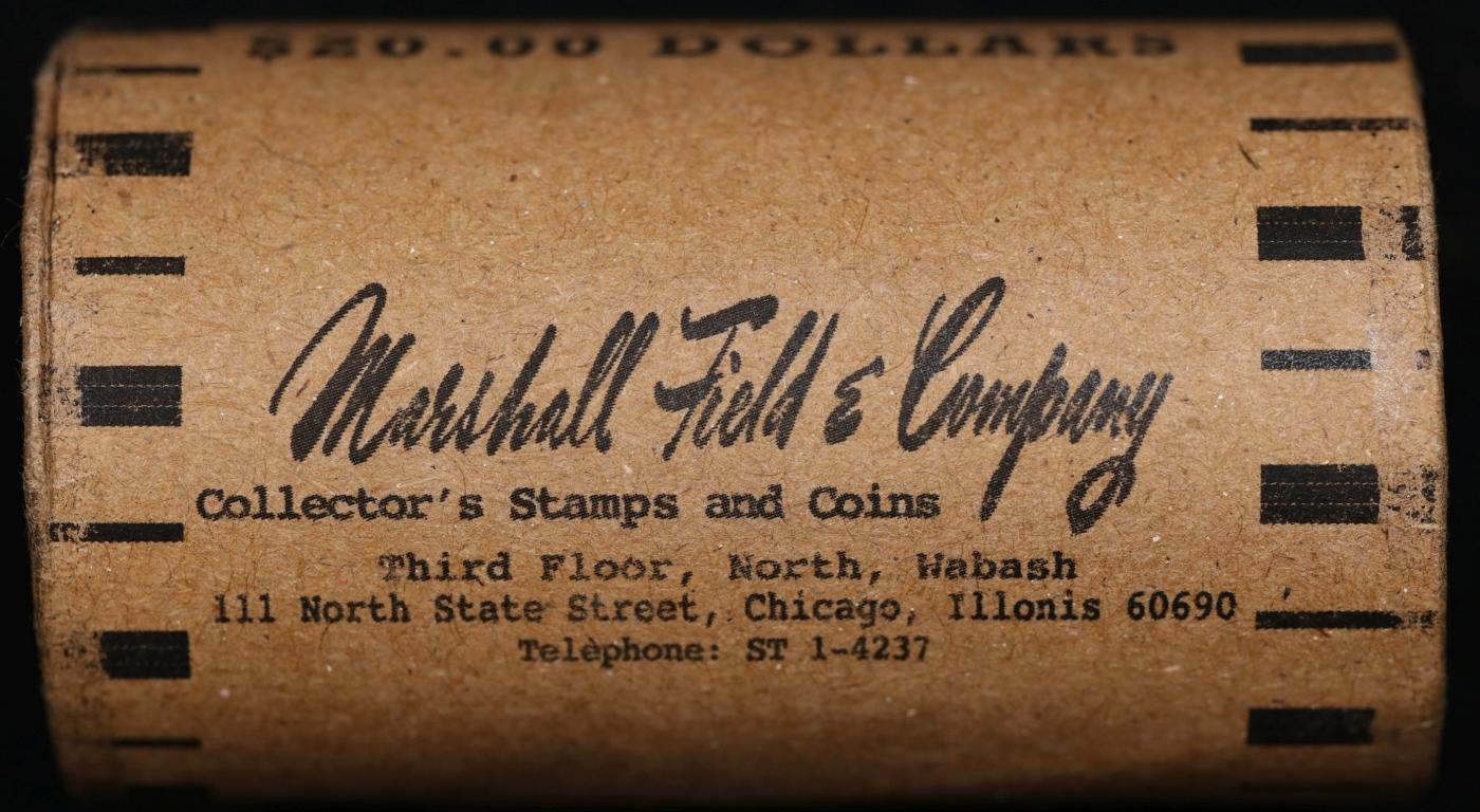 CCY- MARSHALL FIELDS RARE UNC Black Lvl 20 Coin Morgan Roll