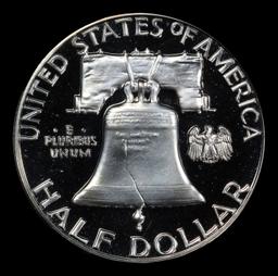 1963 Proof Franklin Half Dollar TOP POP! 50c pr69 DCAM SEGS