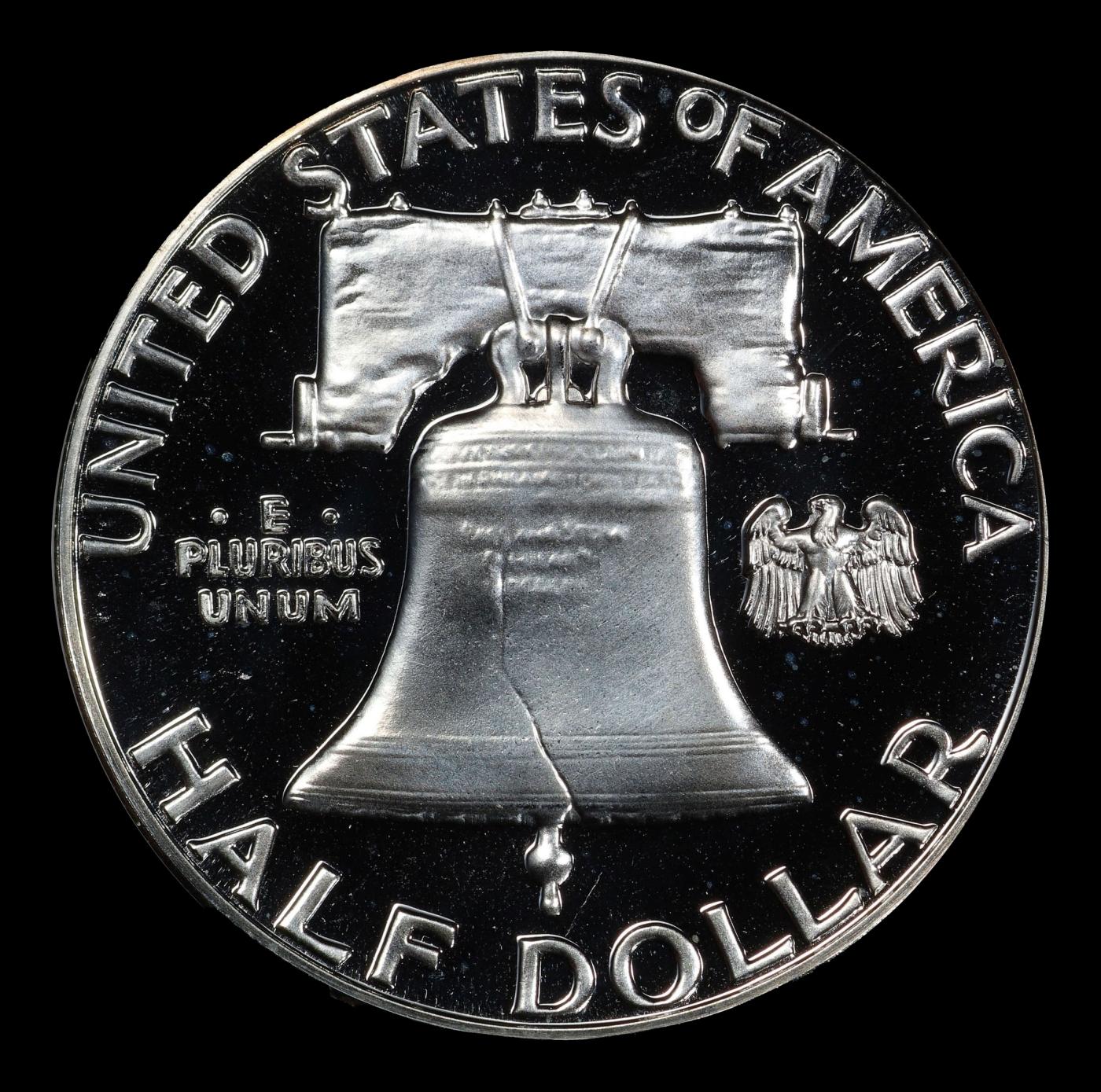 1963 Proof Franklin Half Dollar TOP POP! 50c pr69 DCAM SEGS