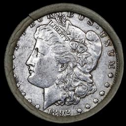 CY- 10 Circ Morgan Silver Dollar $1 Roll SEARS 1892/'P' Rev Ends