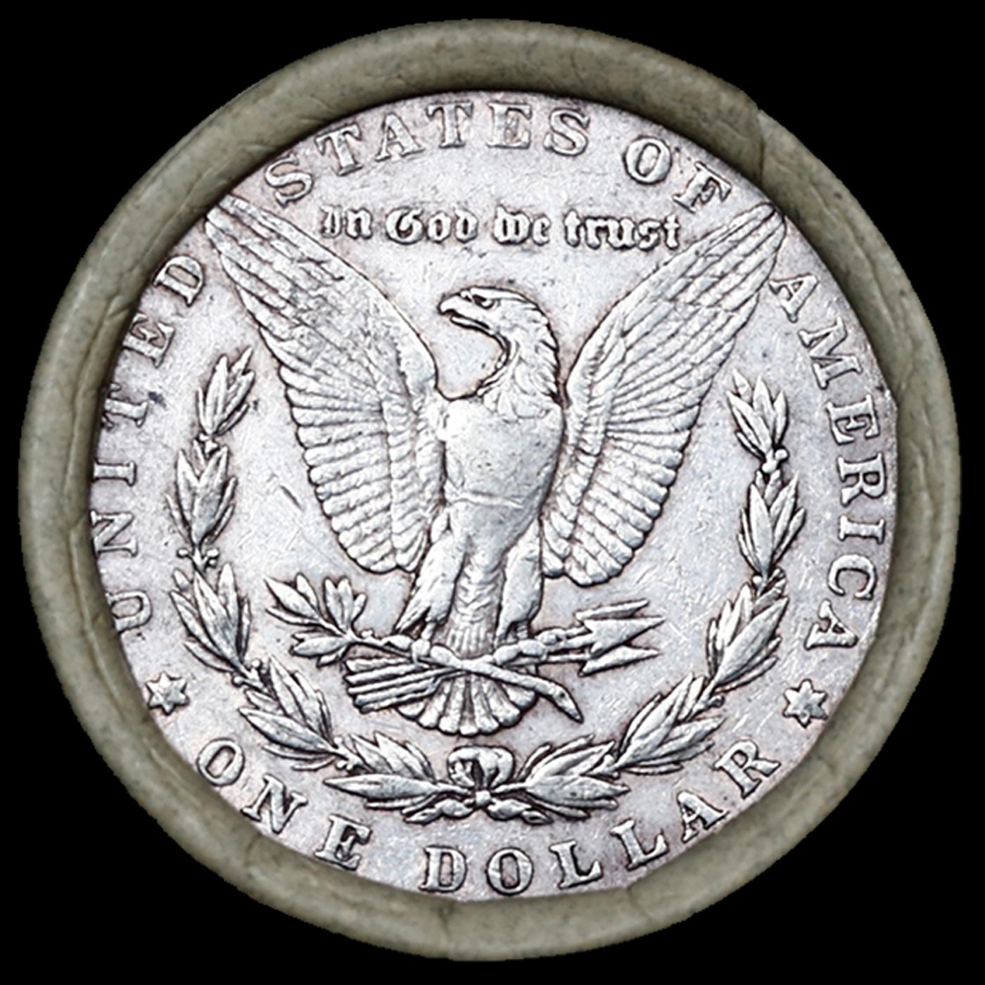 CY- 10 Circ Morgan Silver Dollar $1 Roll SEARS 1892/'P' Rev Ends