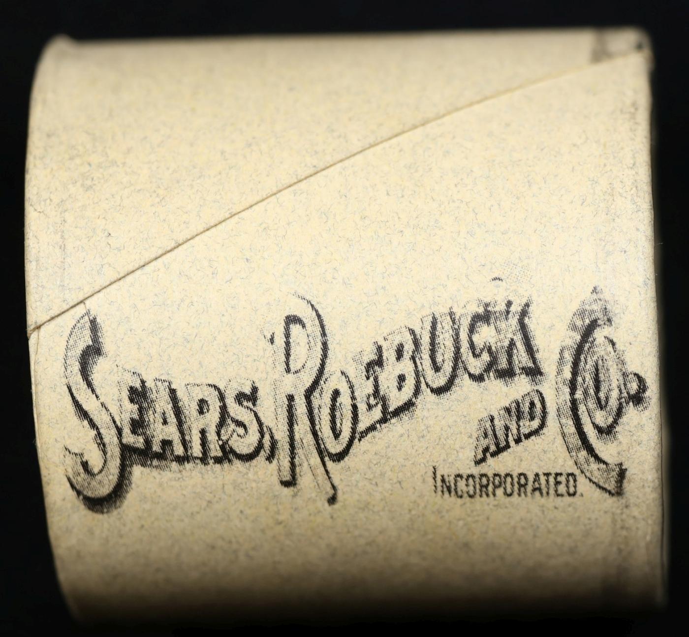 CY- 10 Circ Morgan Silver Dollar $1 Roll SEARS 1892/'P' Rev Ends