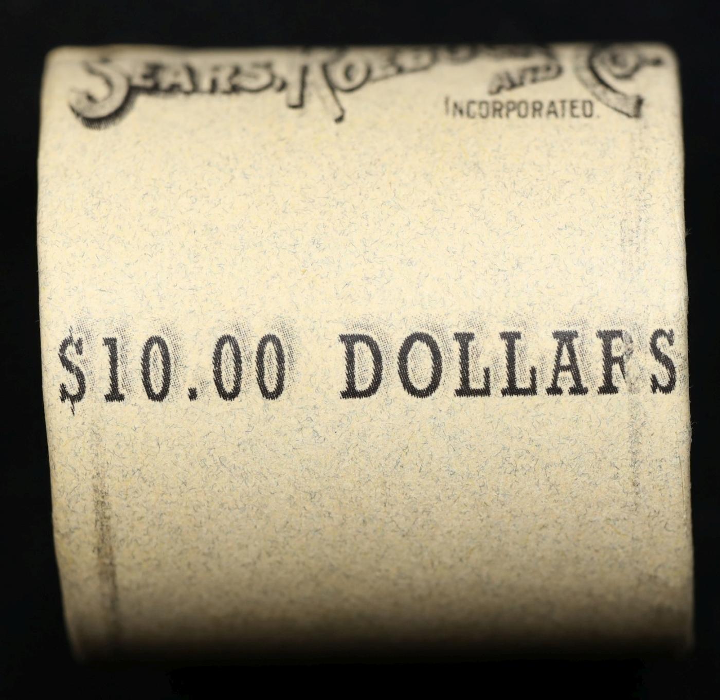 CY- 10 Circ Morgan Silver Dollar $1 Roll SEARS 1892/'P' Rev Ends