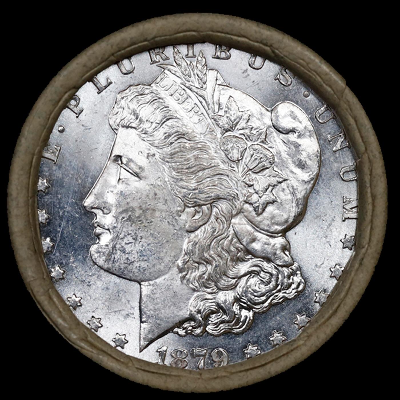 RC- SEARS 20 Coin Morgan Silver Dollar $1 Roll Unc 1879/'O' Rev Ends