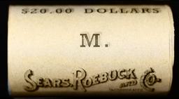 YE- 20 Mixed Morgan/Peace SEARS Dollar Roll Unc Morgan 'P' Rev/Peace 'P' Rev Ends