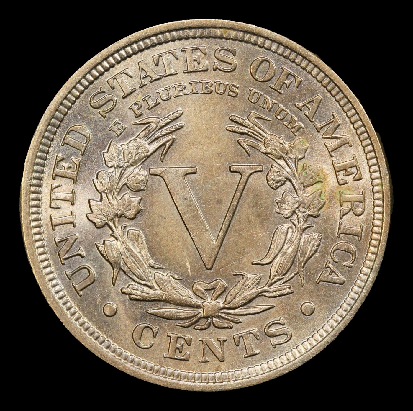 1911 Liberty Nickel 5c ms66+ SEGS