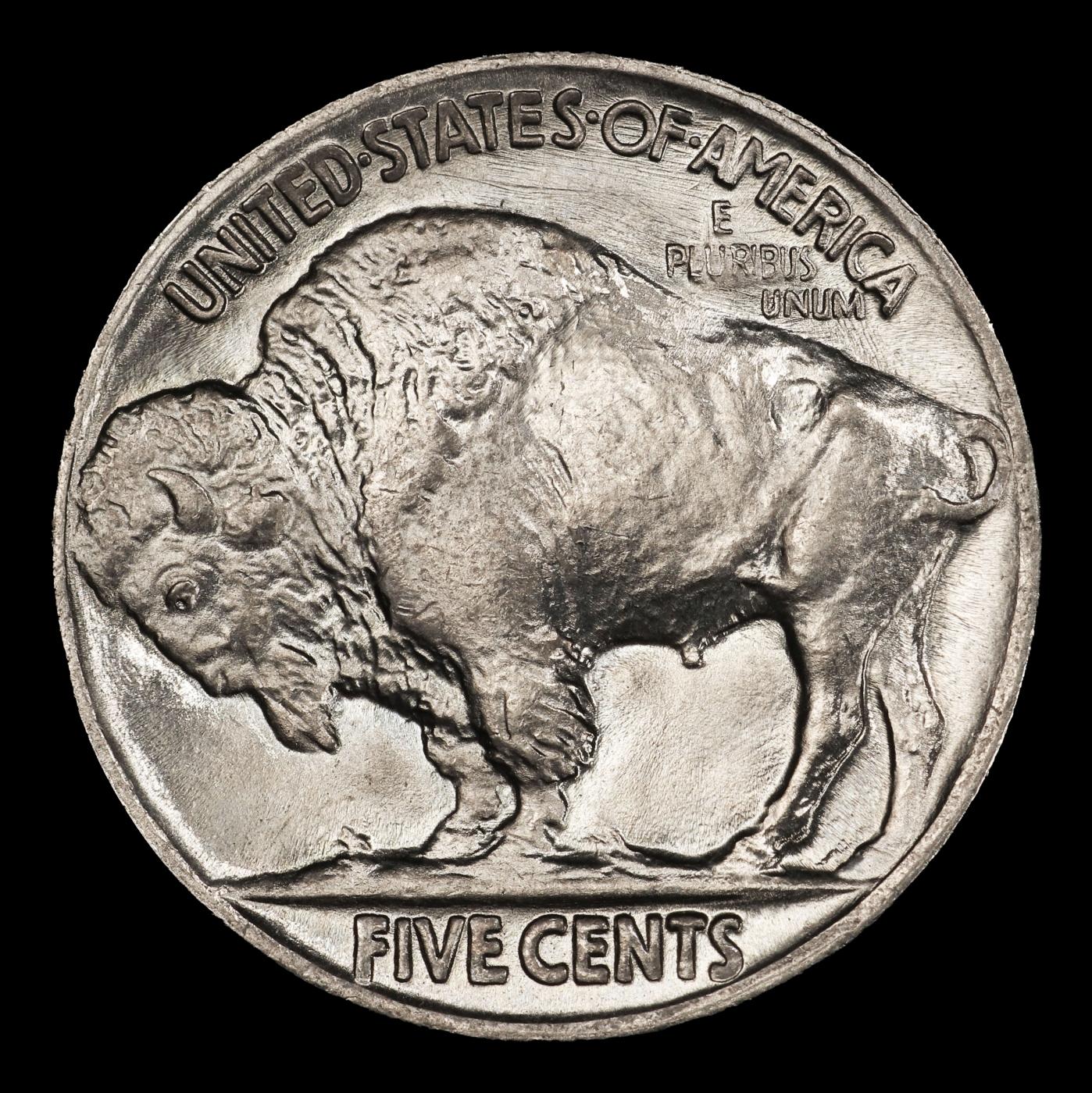 1924-p Buffalo Nickel Near Top Pop! 5c ms66+ SEGS